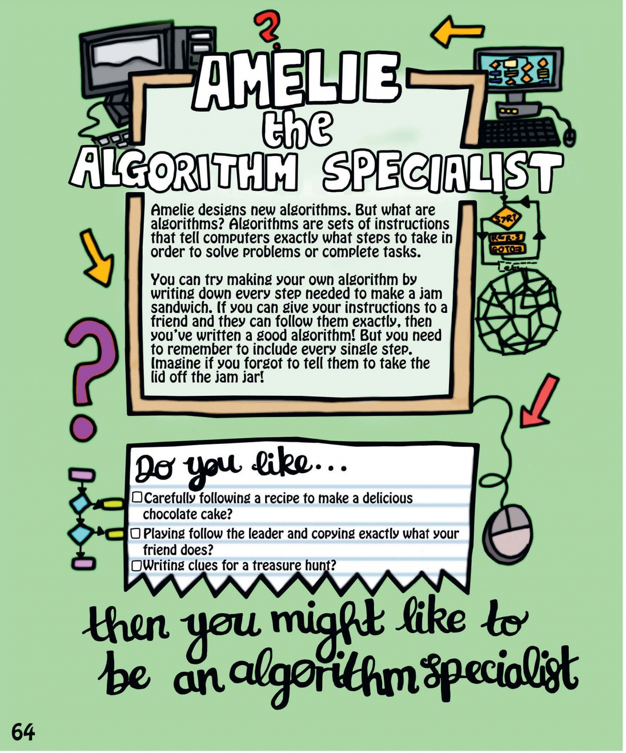 Strona z książki Bryony Mathew