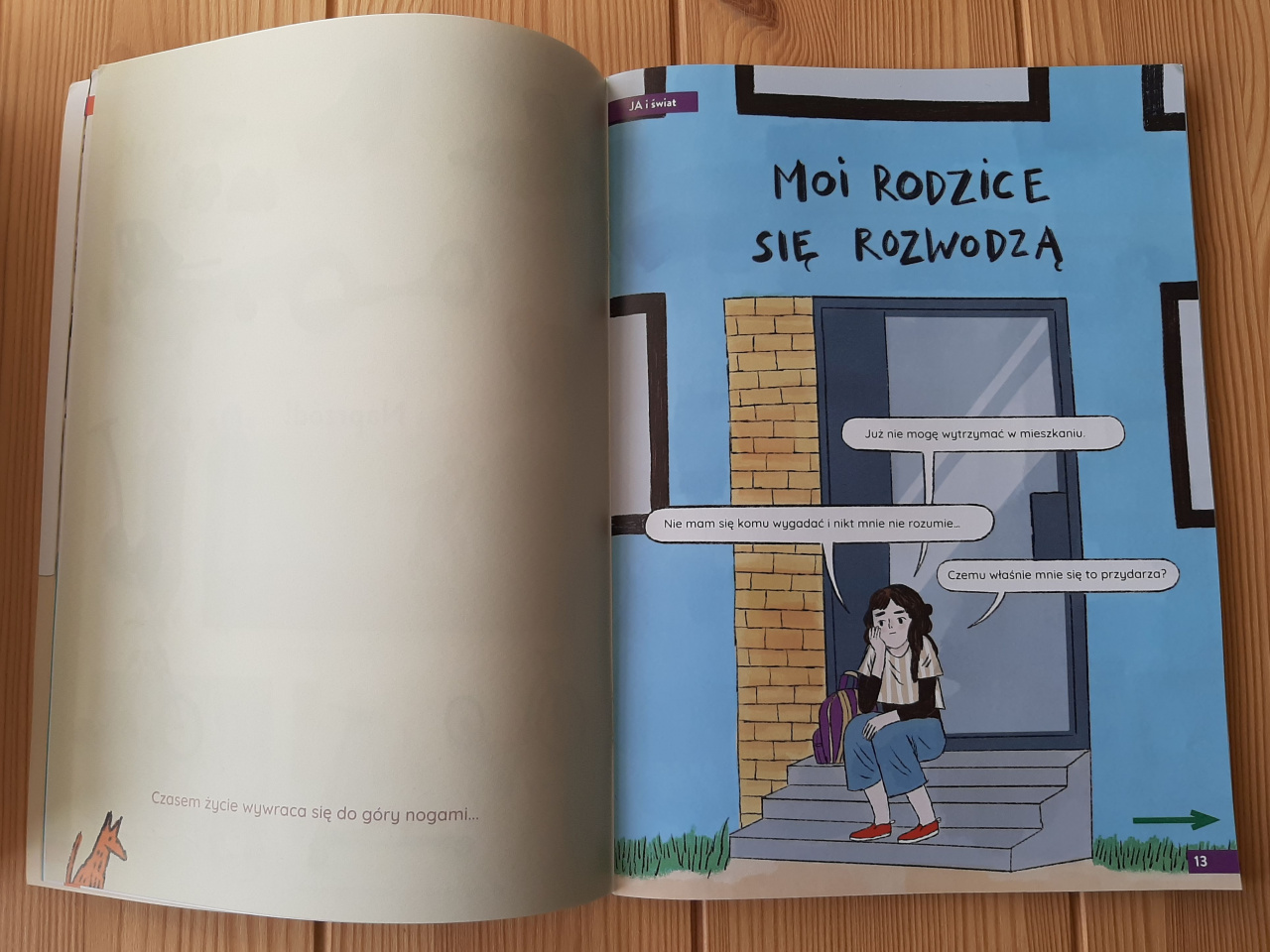 Początek tekstu o rozwodach w 18. numerze